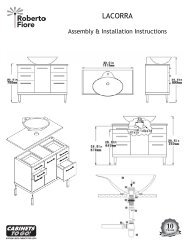 Assembly Installation Instructions Cabinets To Go