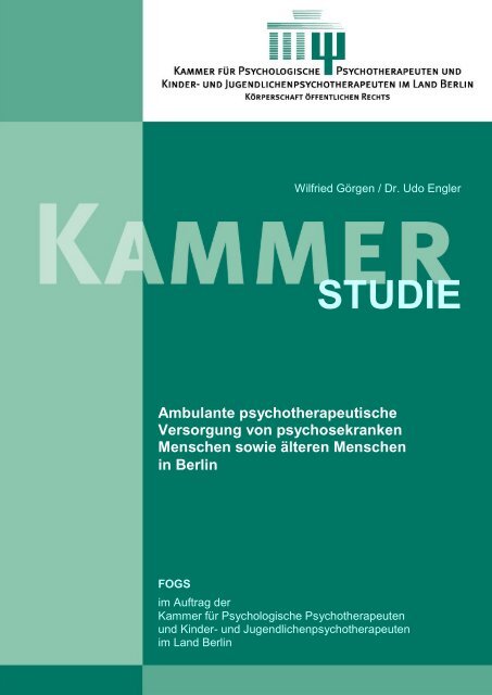 Kammerstudie FOGS (PDF, 1457 kb) - Kammer für Psychologische ...