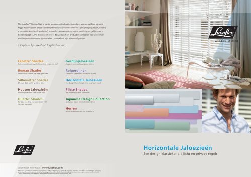 Luxaflex® Horizontale Jaloezieën - Eurlings Interieurs