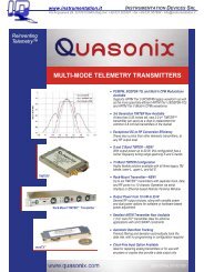 multi-mode telemetry transmitters - Instrumentation Devices
