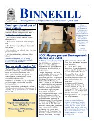 The Binnekill 04/06/2009 - Schenectady County Community College