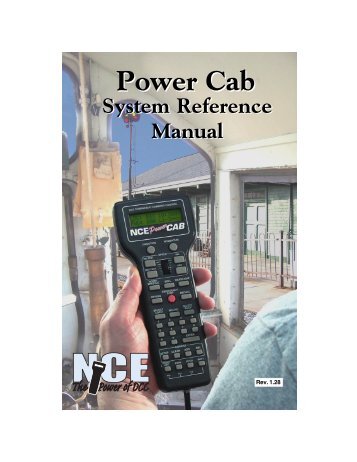 NCE PowerCab manual click here. - DCC Concepts