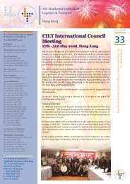 to view file - The Chartered Institute of Logistics and Transport in ...