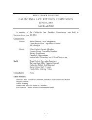 Minutes 2010-06 - California Law Revision Commission