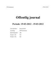 Offentlig postjournal 19.03.2012 - FlÃƒÂ¥ kommune