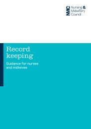 Record keeping Guidance for nurses and midwives 2010 - NIPEC