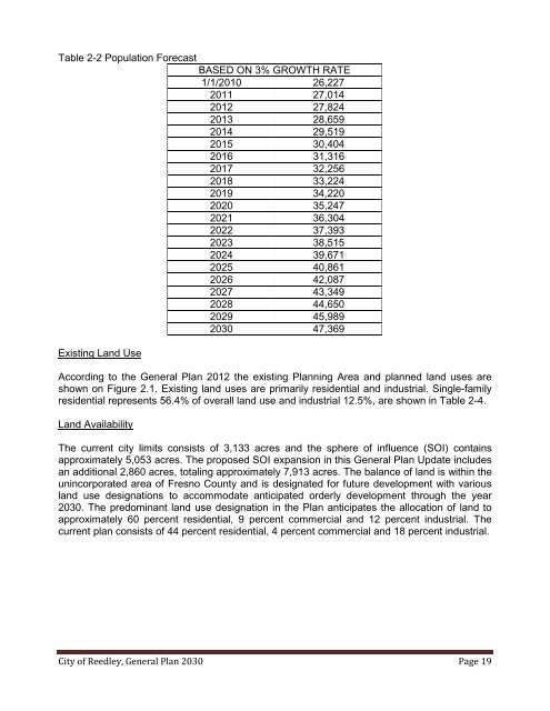 City of Reedley General Plan 2030