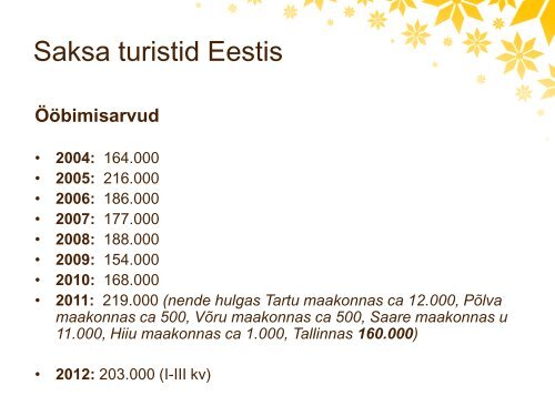 Mis huvitab saksa turisti Eestis?