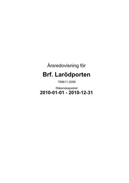 Brf Larödporten i Helsingborg