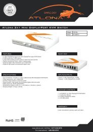 Atlona 2x1 Mini DisplayPort KVM Switch