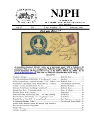 NJPH - New Jersey Postal History Society