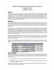 ODS for Data Analysis: Output As-You-Like-It in Version 7 - Ftp Sas