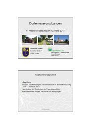 Dorferneuerung Langen - Samtgemeinde Lengerich