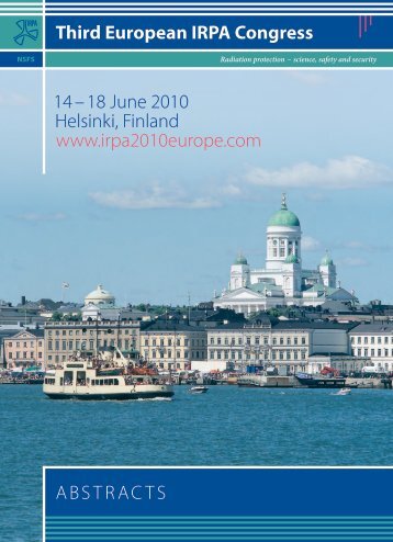 Abstracts - Third European IRPA Congress, 14-18 June 2010 ...