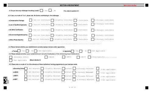 skills demand survey march 2013 - Antigua and Barbuda