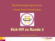 Mentorin - Frauen-Union der CSU