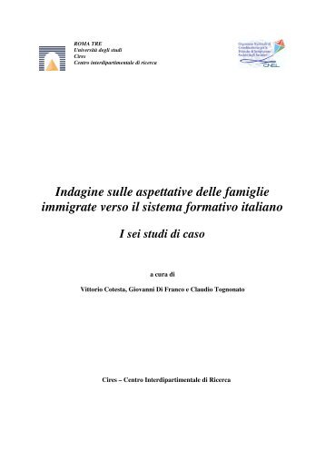 I sei studi di caso (volume II) - Ufficio Programmi Europei per la ...