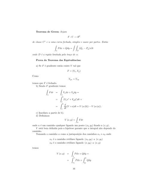 Curso de Equações Diferenciais Ordinárias - Unesp