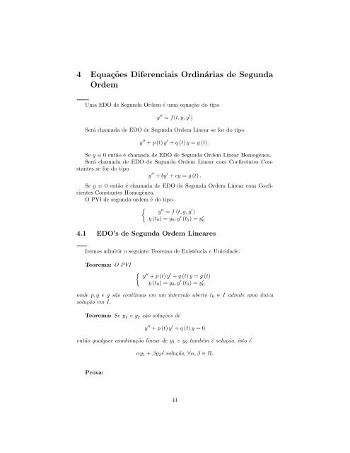 Curso de EquaÃ§Ãµes Diferenciais OrdinÃ¡rias - Unesp