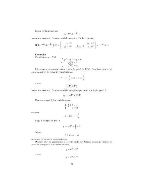 Curso de Equações Diferenciais Ordinárias - Unesp