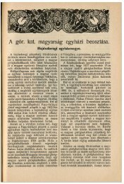 (+ adatok az USA-bÃ³l): 1930 - Byzantinohungarica - GÃ¶rÃ¶g Katolikus ...