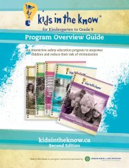 Program Overview Guide - Kids in the Know
