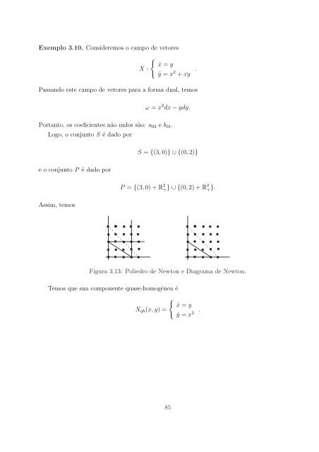 Campos de Vetores Polinomiais Planares: AnÃ¡lise ... - Unesp