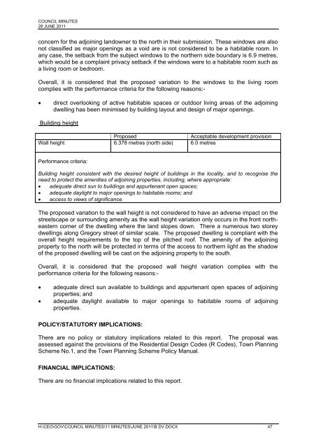 Council Minutes - Town of Cambridge