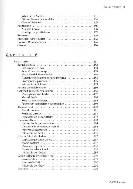 Tabla de Contenido