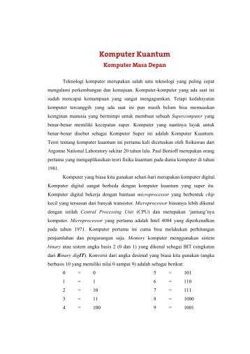 Komputer Kuantum (Pdf) - Yohanes Surya.com