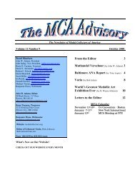 The MCA Advisory October 2008.pdf - Medal Collectors of America