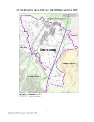 otterbourne civil parish: ordnance survey map - Hampshire County ...