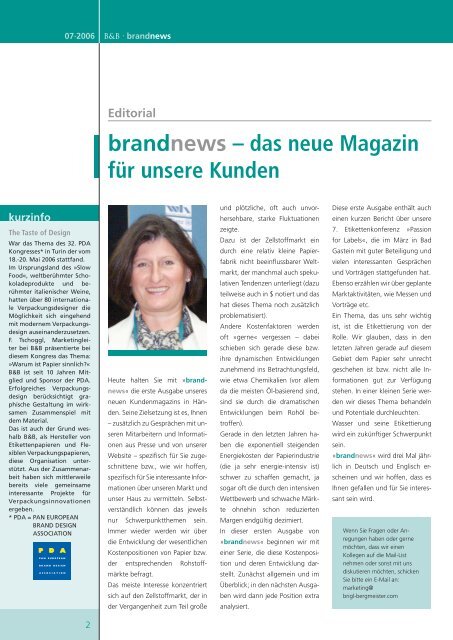 Brand News 1-2006 - Brigl & Bergmeister