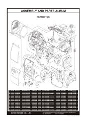 ASSEMBLY AND PARTS ALBUM - Kipor Power Systems