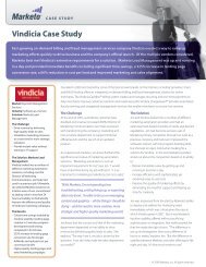 Vindicia Case Study - Marketo