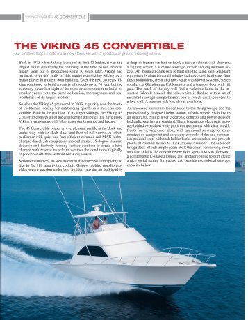 The Viking 45 Convertible - Viking Yachts
