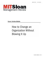 How to Change an Organization Without Blowing It Up - GreenProf