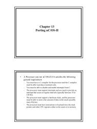 Chapter 13 Porting uC/OS-II