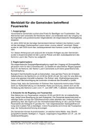 Merkblatt fÃ¼r die Gemeinden betreffend Feuerwerke - VLG