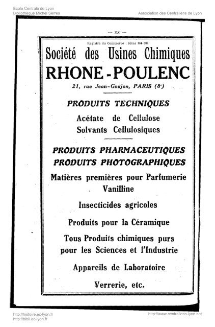 Revue Technica, annÃ©e 1932, numÃ©ro 274 - Histoire de l'Ãcole ...