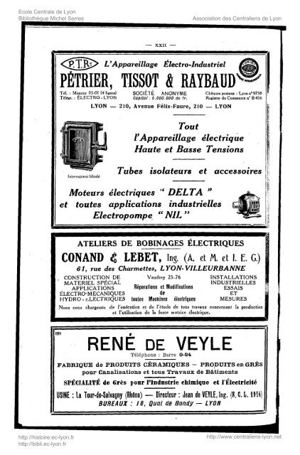 Revue Technica, annÃ©e 1932, numÃ©ro 274 - Histoire de l'Ãcole ...