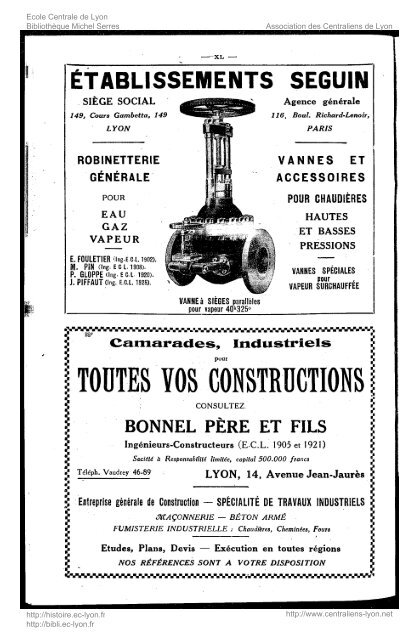 Revue Technica, annÃ©e 1932, numÃ©ro 274 - Histoire de l'Ãcole ...