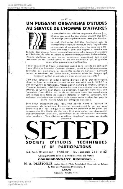 Revue Technica, annÃ©e 1932, numÃ©ro 274 - Histoire de l'Ãcole ...