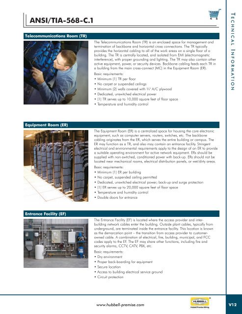 ANSI / TIA -568-C - Hubbell Premise Wiring