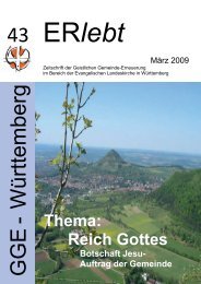 Download - Nr. 43 - Geistliche Gemeinde-Erneuerung WÃ¼rttemberg