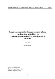 Jarrudynamometrien varmennuksen toteutusmallit - Centria tutkimus ...