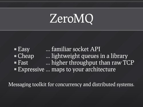 with ZeroMQ and gevent - GitHub