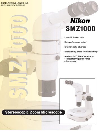 smz1000 doc NEW - Excel Technologies, Inc.