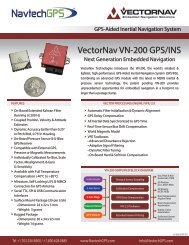 VN-200 Product Brief / Data Sheet - NavtechGPS