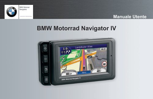 BMW Motorrad Navigator IV Manuale Utente - Garmin